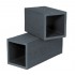 POLIVAN Столб опорный 3D WOOD (125*125), цвет ЧЁРНЫЙ
